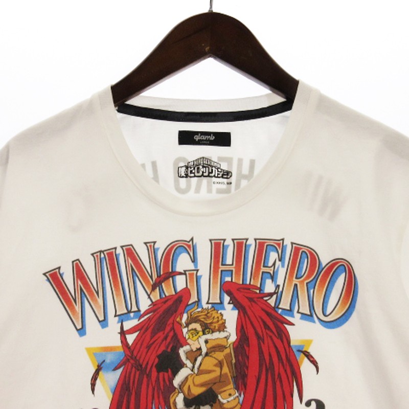 グラム glamb × ヒロアカ Hawks ホークス Tシャツ カットソー