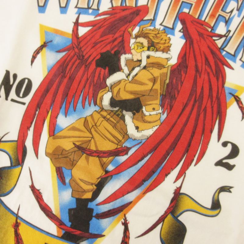 glamb × ヒロアカ Hawks ホークス Tシャツ グラム glamb × ヒロアカ Hawks ホークス Tシャツ カットソー