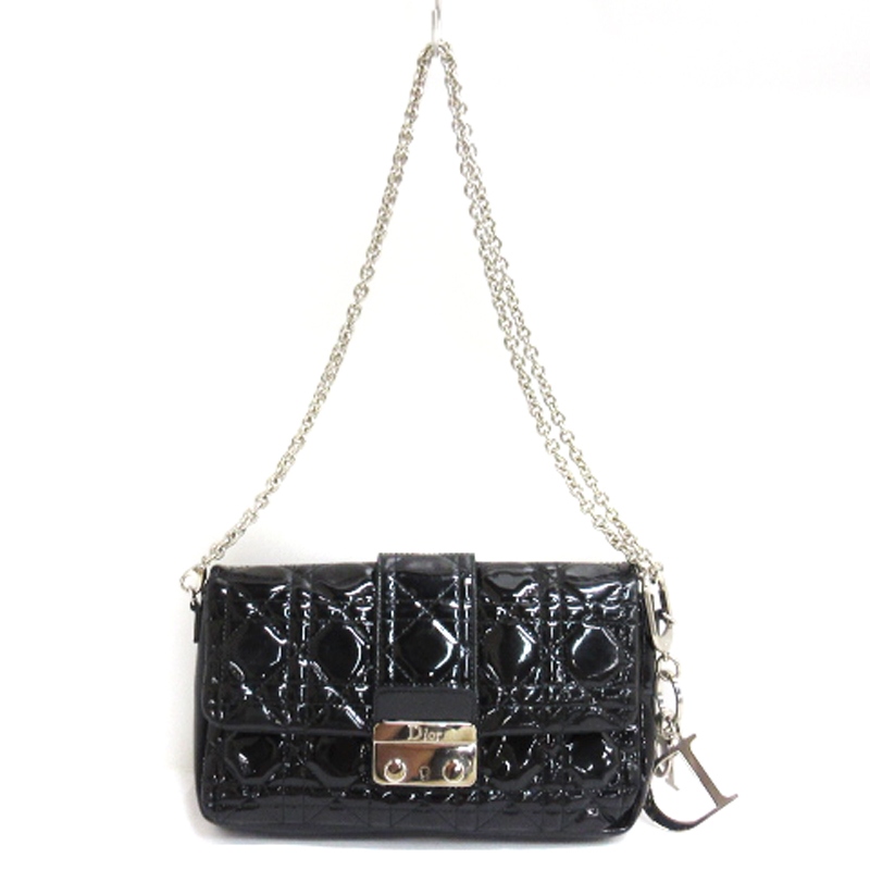 【希少】ディオール　チェーンウォレット　ショルダーバッグ　レディース　カナージュ Christian Dior】【カナージュ】クリスチャンディオール『ミス