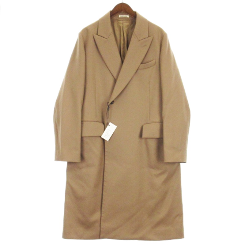 オーラリー AURALEE LIGHT MELTON DOUBLE-BREASTED COAT メルトン 