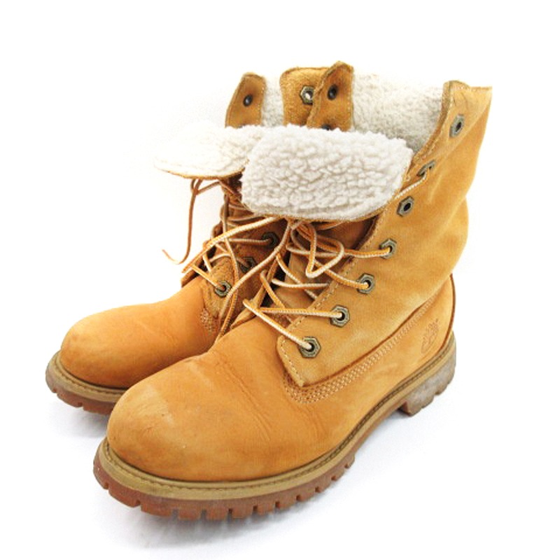 ティンバーランド Timberland 裏ボア ブーツ 21689 スエード 6.5 