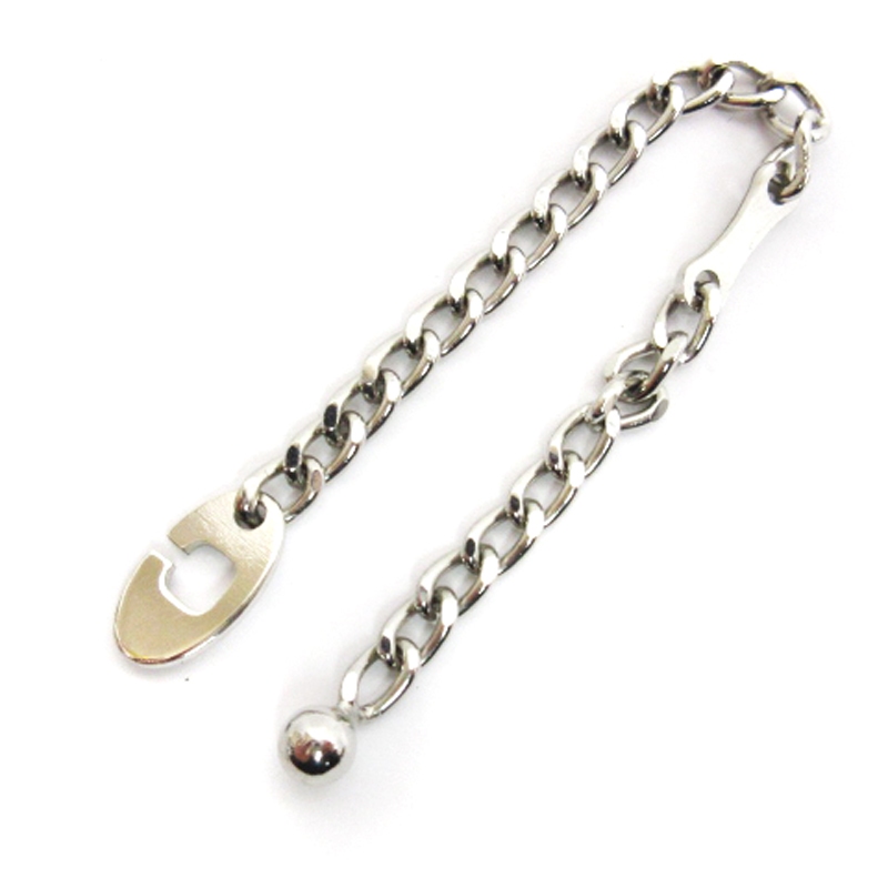 CHANEL シャネル バッグ チャーム シルバー チェーン ドッグタグ メタル シャネル CHANEL 04V ドッグタグチェーン チャームチェーン