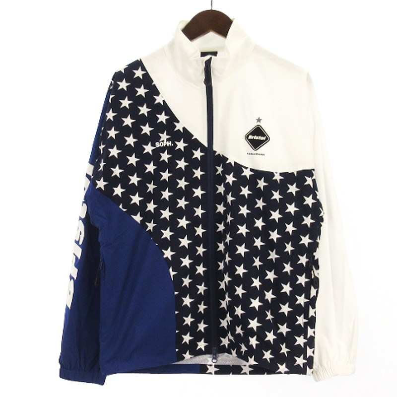 カ*ズ様 FCRB STAND COLLAR STAR JACKET 【Lサイズ F.C.Real Bristol（エフシーレアルブリストル）の「STAND COLLAR STAR
