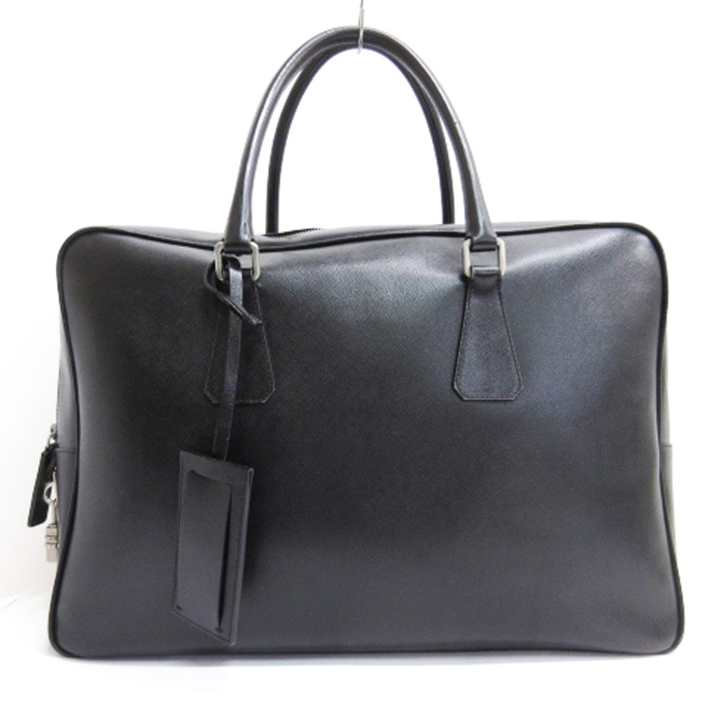 PRADA ブラック レザー ビジネスバッグ プラダ PRADA ビジネス PRADA ブラック レザー ビジネスバッグ プラダ PRADA ビジネス