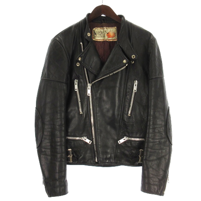 ウルフレザー WOLF LEATHERS ダブルライダース ジャケット エルボー