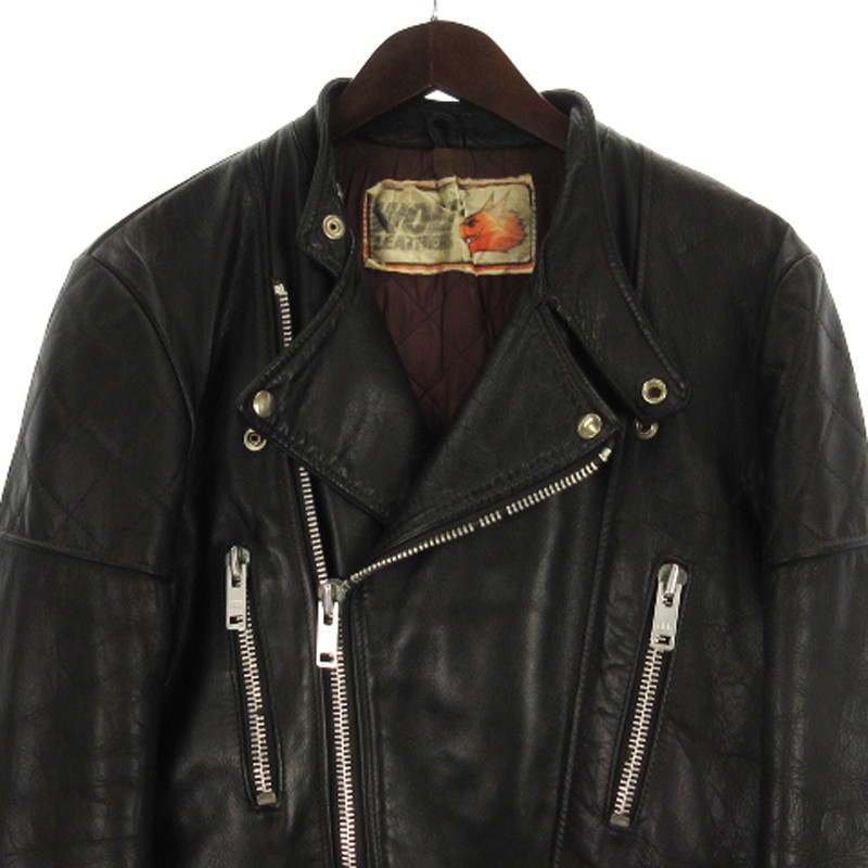 ウルフレザー WOLF LEATHERS ダブルライダース ジャケット エルボー 