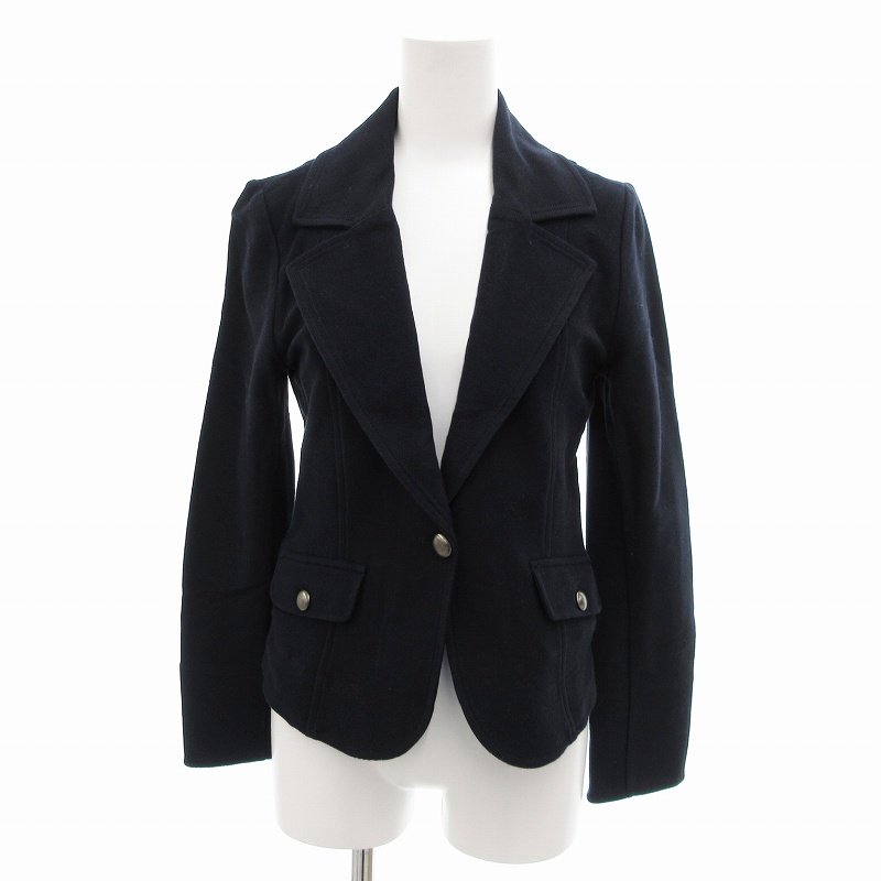 アイシービー ﾌﾞﾗｯｸ ﾛｰﾋﾞﾝｸﾞﾂｲｰﾄﾞ ﾉｰｶﾗｰｼﾞｬｹｯﾄ 40 icb 【洗える】Fied