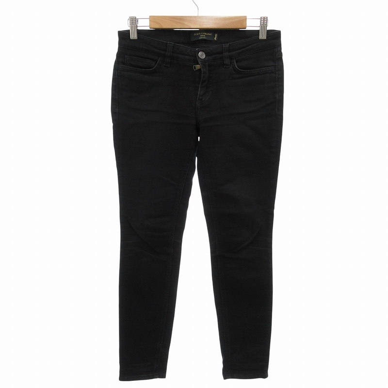 ドルチェ&ガッバーナ デニム38ブラック ドルチェ&ガッバーナ ドルガバ  