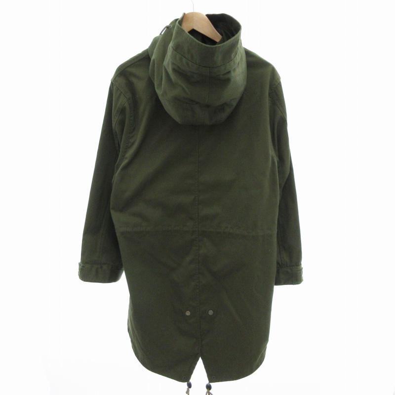 ニコアンド Niko and.. モッズコート ミリタリー フード ジップアップ