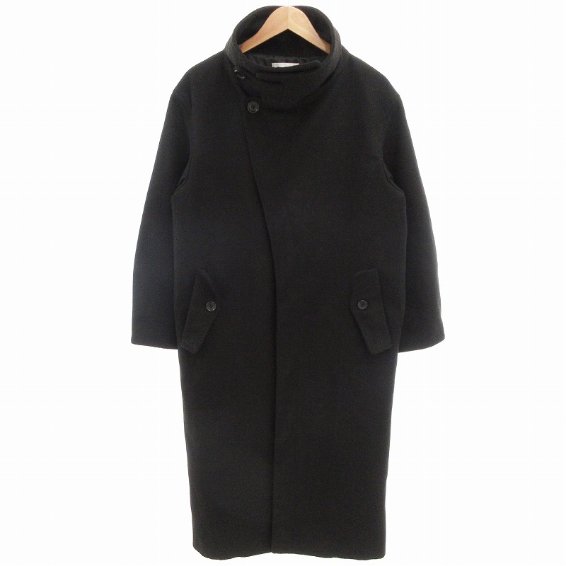 マウジー MOUSSY STANDCOLLAR コクーンコート ロング丈 2WAY 1 黒 