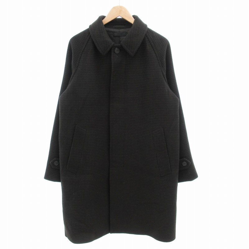 ユニクロ UNIQLO シングルブレストコート ステンカラー ロング