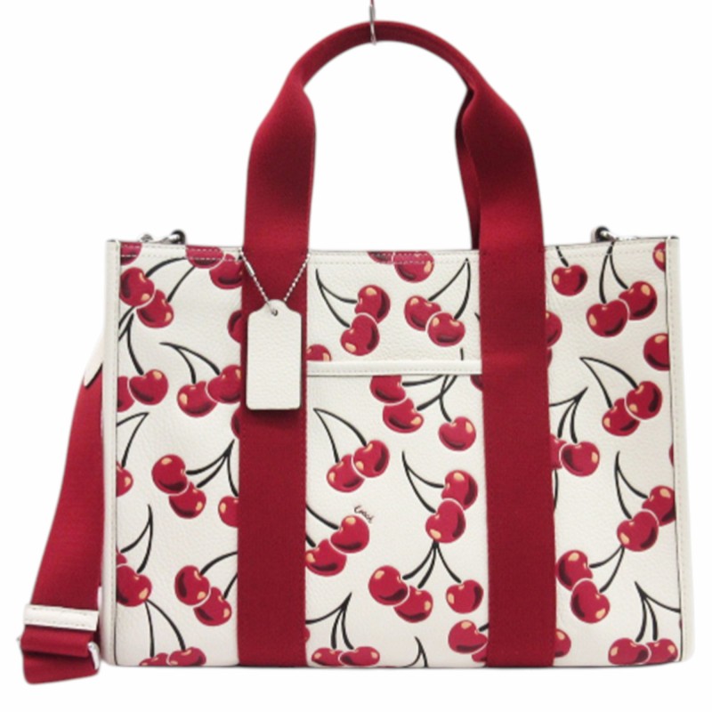 COACH スミス トート ショルダーバッグ チェリー コーチ COACH スミス トートバッグ ショルダーバッグ チェリー