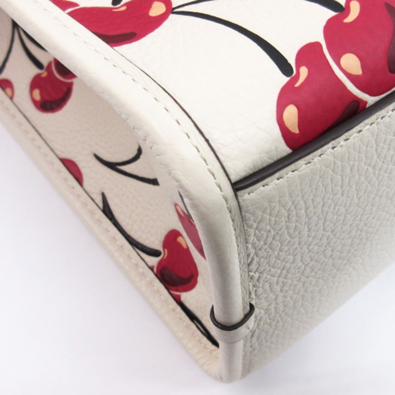 コーチ COACH スミス トートバッグ ショルダーバッグ チェリー