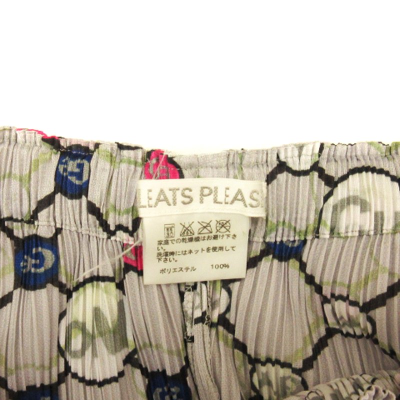 プリーツプリーズ スカート プリーツプリーズ PLEATS PLEASE イッセイミヤケ 元素記号柄