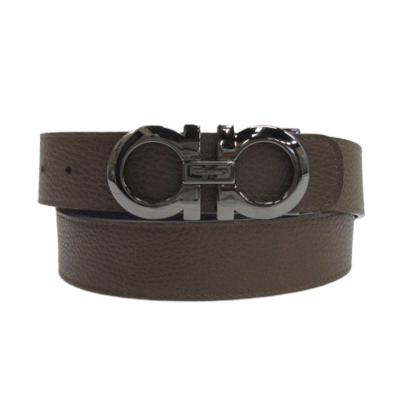 レア　フェラガモ　ベルト　ガンチーニ　ブラウン サルバトーレフェラガモ Salvatore Ferragamo SALVATORE FERRAGAMO