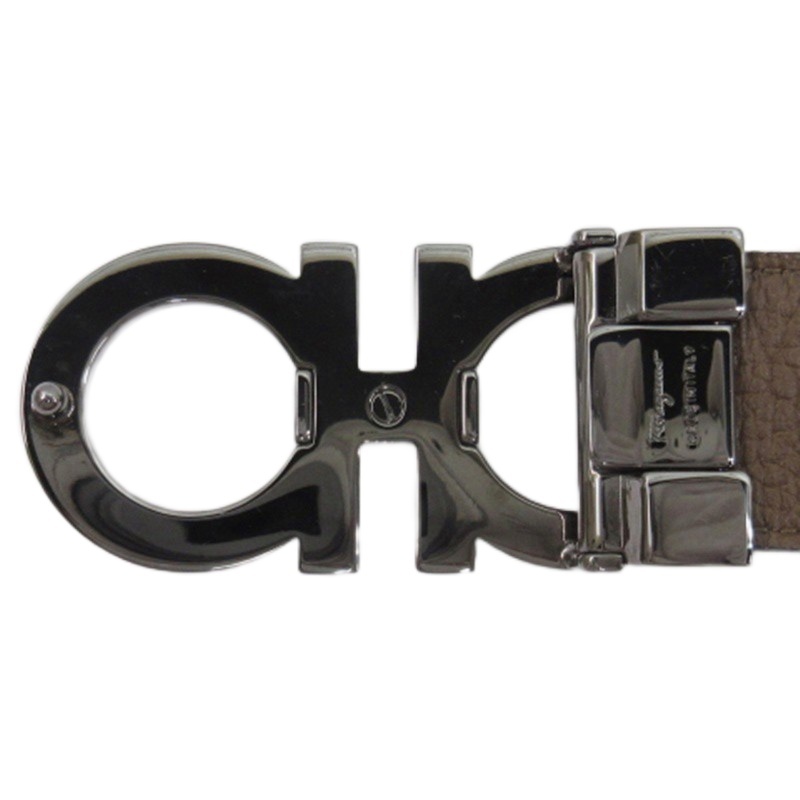 サルヴァトーレフェラガモ ビッグガンチーニ　ベルト　リバーシブル　レザー FERRAGAMO フェラガモ リバーシブル ガンチーニ ベルト メンズ レザー