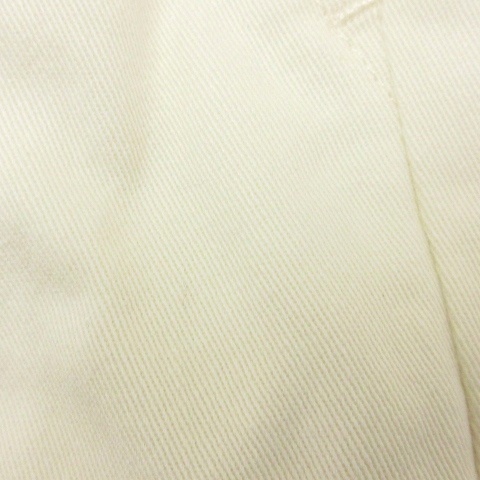 チャンピオン CHAMPION ロング パンツ チノパン ストレート ワイド ロゴ刺繍 ストレッチ コットン CW-Z206 アイボリー M レディース