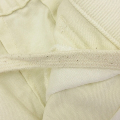 チャンピオン CHAMPION ロング パンツ チノパン ストレート ワイド ロゴ刺繍 ストレッチ コットン CW-Z206 アイボリー M レディース