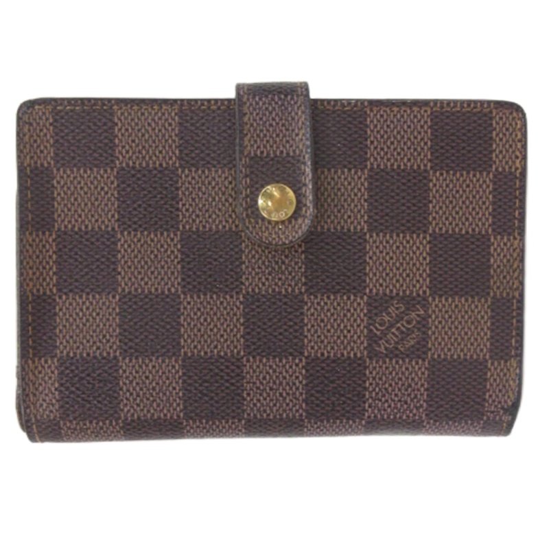 Louis Vuitton ダミエ・エベヌ 二つ折り財布 ルイヴィトン LOUIS