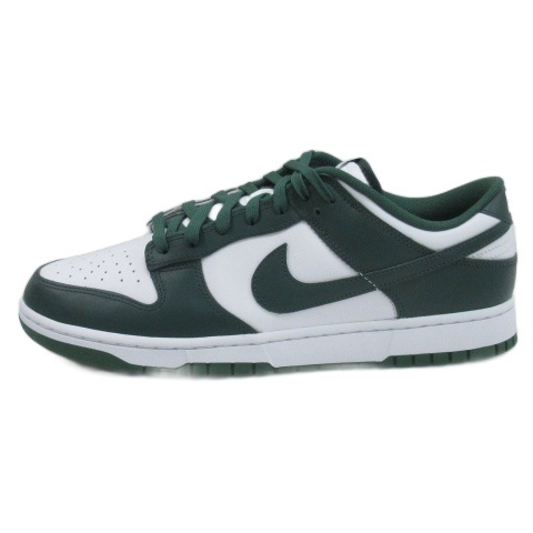 未使用品 ナイキ NIKE DUNK LOW RETRO WHITE/TEAM GREEN-WHITE ダンク 