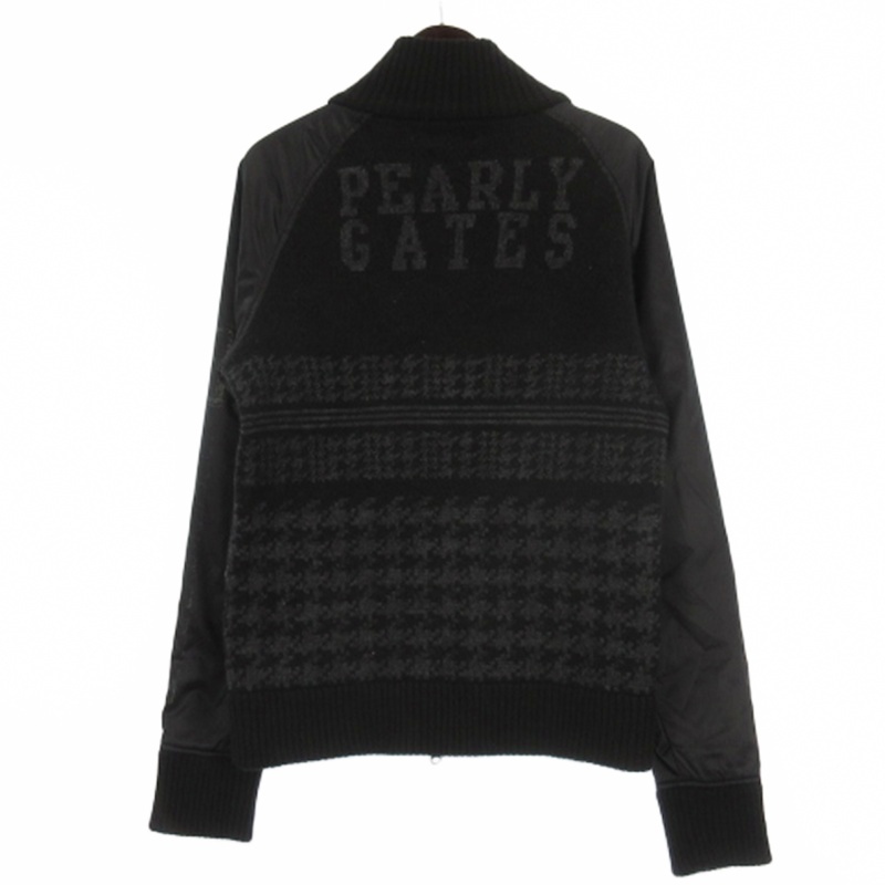 パーリーゲイツ PEARLY GATES 中綿 ニット ジャケット 切替 総柄