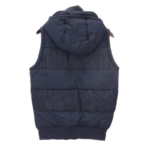 ジースターロウ G-Star RAW デニム ナイロン 中綿 ベスト フード S 