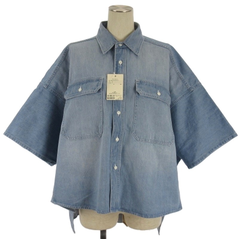 whim gazette DENIMドルマンシャツ ウィムガゼット Whim Gazette