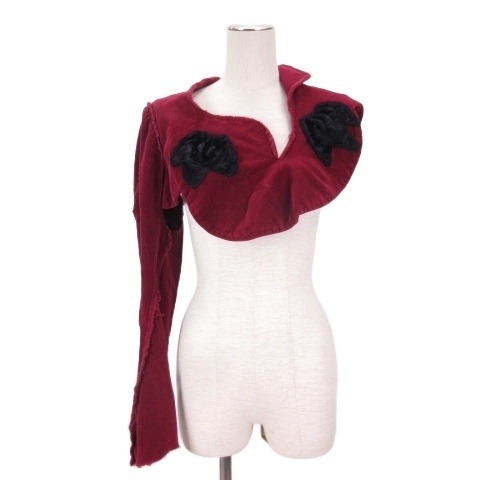 コムデギャルソン COMME des GARCONS 片袖 つけ襟 カットオフ 装飾  