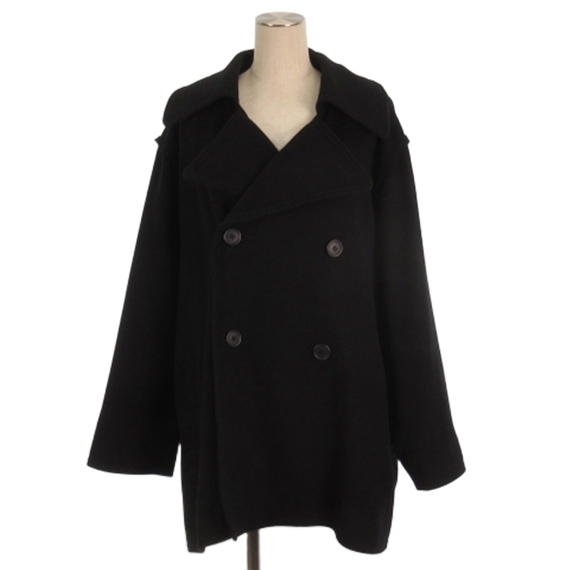 ワイズ Y's ヨウジヤマモト Pコート ダブル ウール混 YW-C08-106