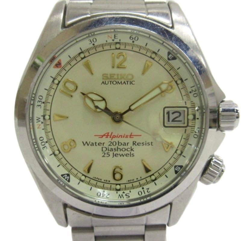 セイコー SEIKO Alpinist アルピニスト 腕時計 自動巻き 4S15-6000 