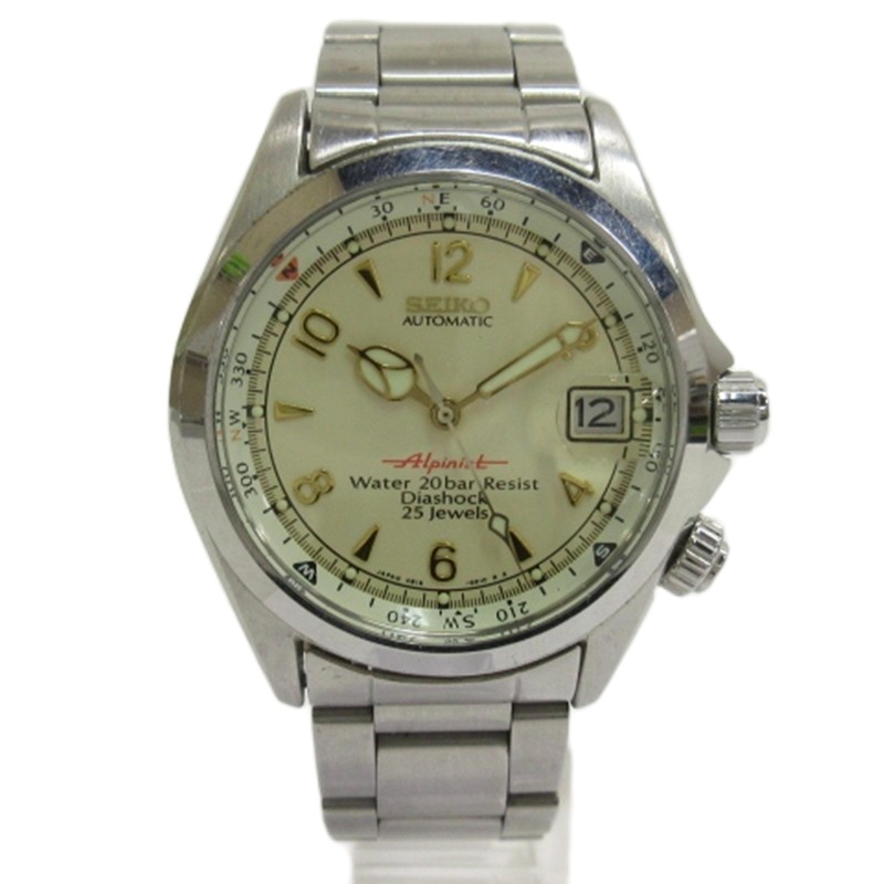 セイコー SEIKO Alpinist アルピニスト 腕時計 自動巻き 4S15-6000 