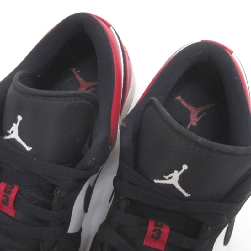 ナイキ NIKE AIR JORDAN 1 LOW Black Toe エアジョーダン1ロー スニーカー 553558-116 レッド 28cm メンズ