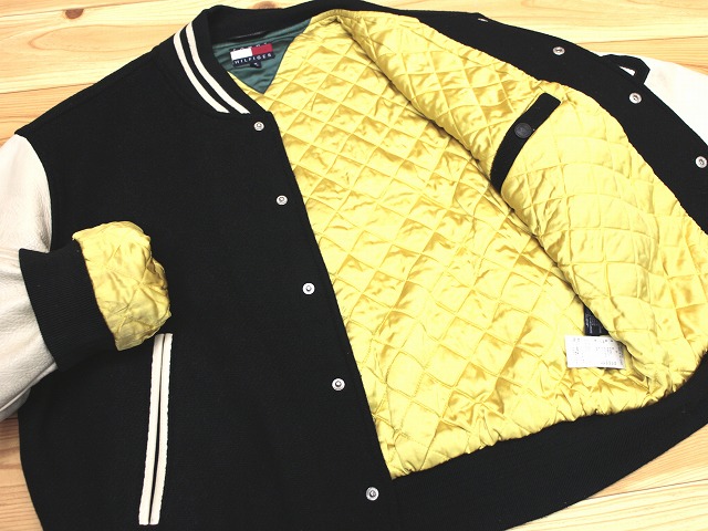 トミーヒルフィガー TOMMY HILFIGER 袖革 ワッペン スタジャン 袖  