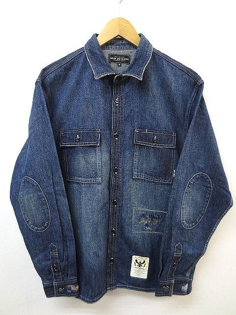 ROUGH AND RUGGED ラフアンドラゲッド VINCENT LS 加工 長袖 デニム 