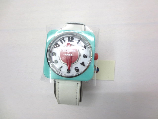 未使用品 ELEY KISHIMOTO × FOSSIL フォッシル EKW1002 革ベルト