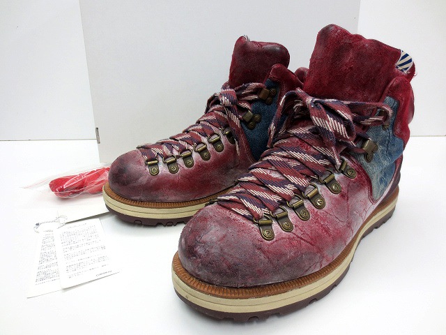ビズビム VISVIM セラ SERRA BOOTS マウンテンブーツ 9 BURGUNDY 