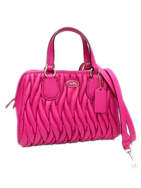 コーチ COACH ミニ ノリータ サッチェル ギャザー 2way ショルダー 
