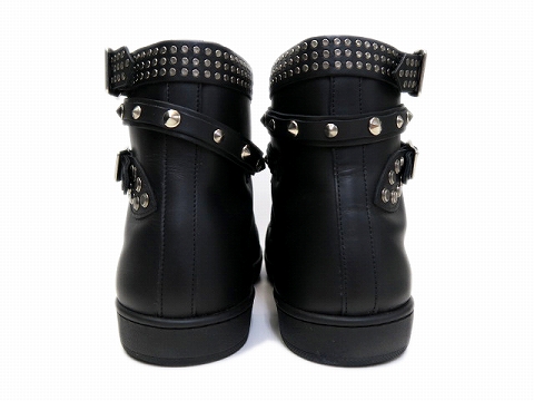 SAINT LAURENT PARIS3連ベルトスタッズスニーカー