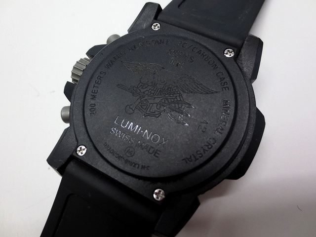 ルミノックス LUMINOX 3080 クロノグラフ ブラックアウト 腕時計 替え 
