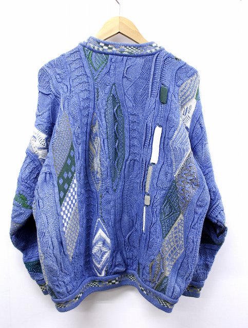 クージー COOGI BLUES 3D編み 立体編み クルーネック コットン ニット 