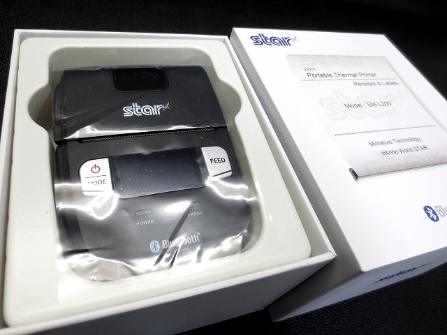 未使用品 STAR SM-L200 BLUETOOTH モバイルプリンター 楽天ペイ対応 