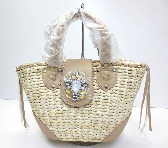 未使用品 レディ Rady ビジュー カゴバッグ かごバッグ レディース 019  