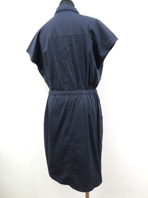 23区 オンワード樫山 コットンナイロン混 フロントハーフボタン シャツ ワンピース 38 春夏 レディース 019 ベクトルパーク