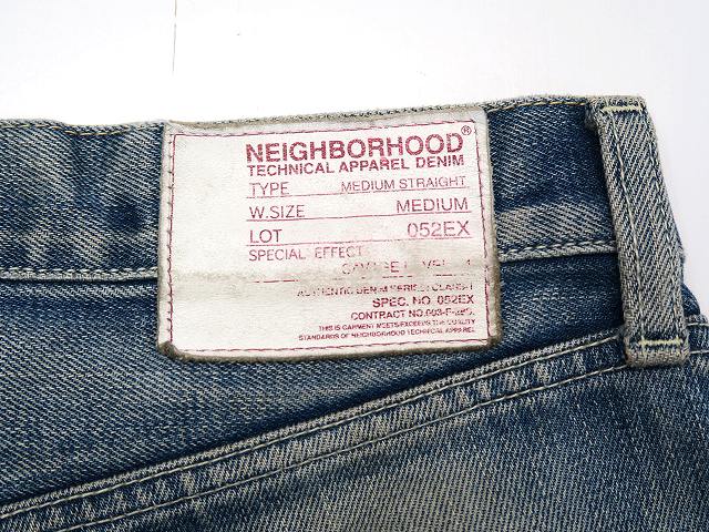 ネイバーフッド NEIGHBORHOOD 052EX MIDIUM STRAIGHT ダメージ