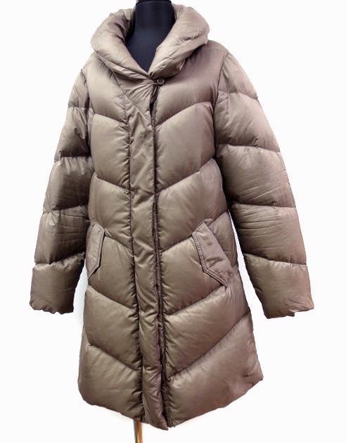 ギャップ GAP ショールカラー 軽量 ダウン コート S ベージュ 秋冬  