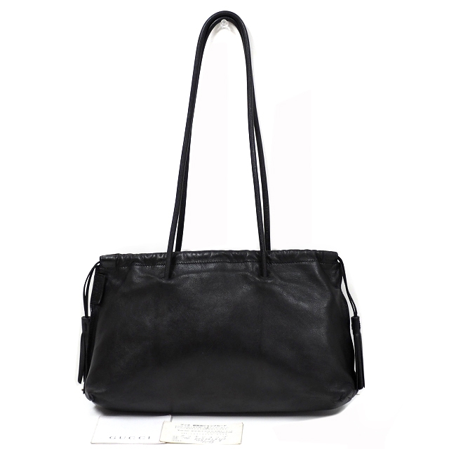 グッチ レザー タッセル ハンドバッグ 001 4403 GUCCI - グッチ タッセル ハンドバッグ トートバッグ 001 4403