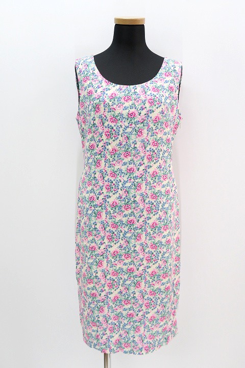 ロンハーマン Ron Herman 総柄 花 フラワー柄 ノースリーブ 膝丈 ワンピース S 019 ベクトルパーク