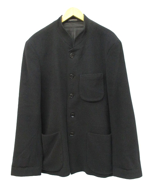 アニエスベーオム Agnes b. homme フランス製 ウール スタンドカラー 