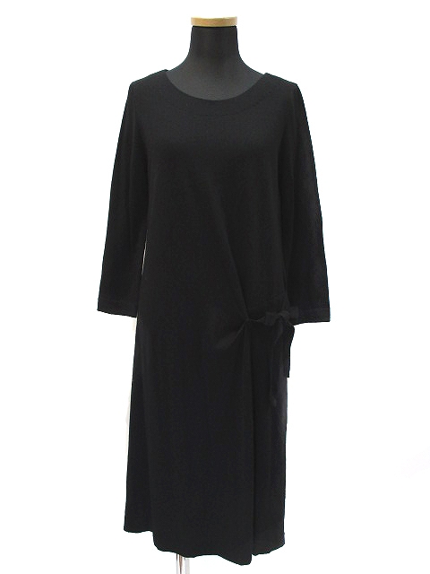 モガ Moga リボンデザイン ニット ワンピース 3 黒 レディース 019 ベクトルパーク