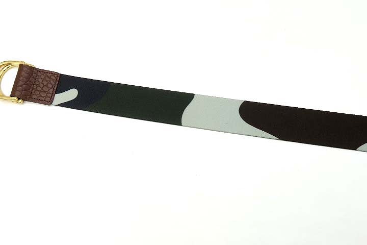 マーク＆ロナ MARK&LONA 迷彩 カモフラ柄 Dリング ベルト 019